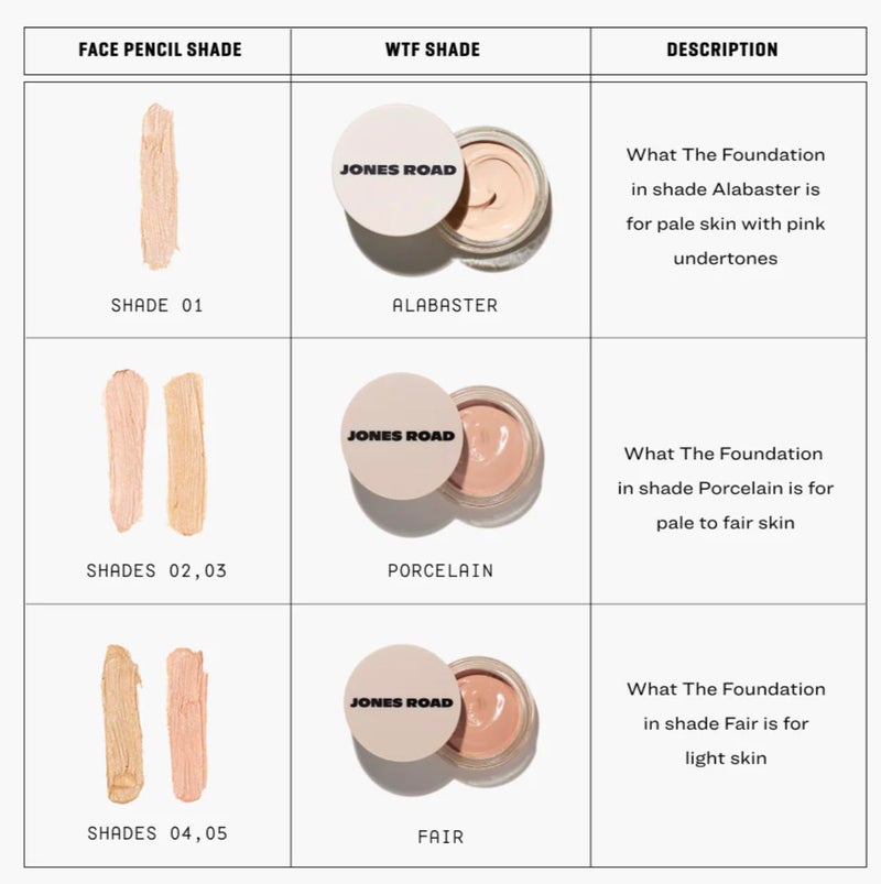 Jones Road What The Foundation - Tinted Moisture Balm - FAIR + Complimentary Premium Korean BlueBerry Sheet Masque - Image 3